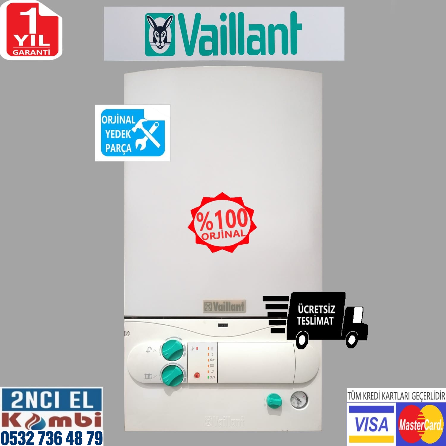 Vaillant Vuw Kombi Ledli (bacalı) 24 kW katalog görseli