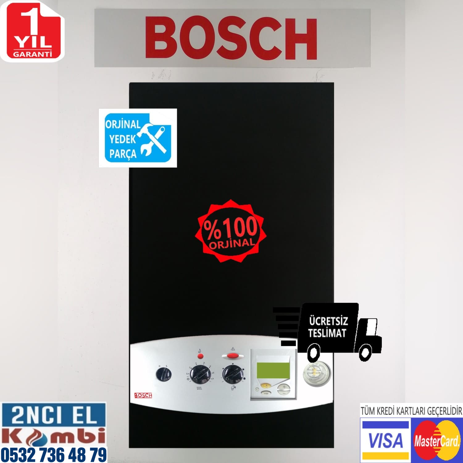 Bosch Kombi Euromaxx 24 kW Hermetik katalog görseli