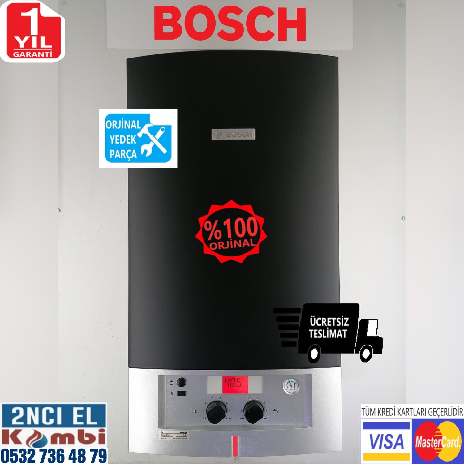Bosch Silver 24 kW Hermetik katalog görseli